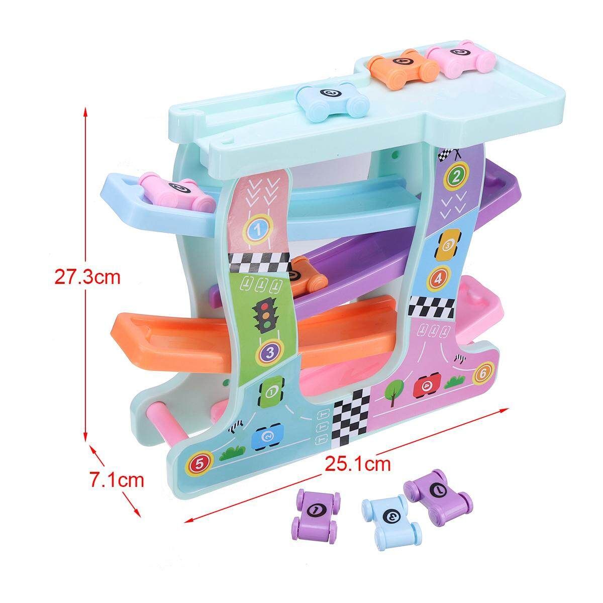 Racetrack Childrens Kids Car Slider Race Track Fun Run Toy