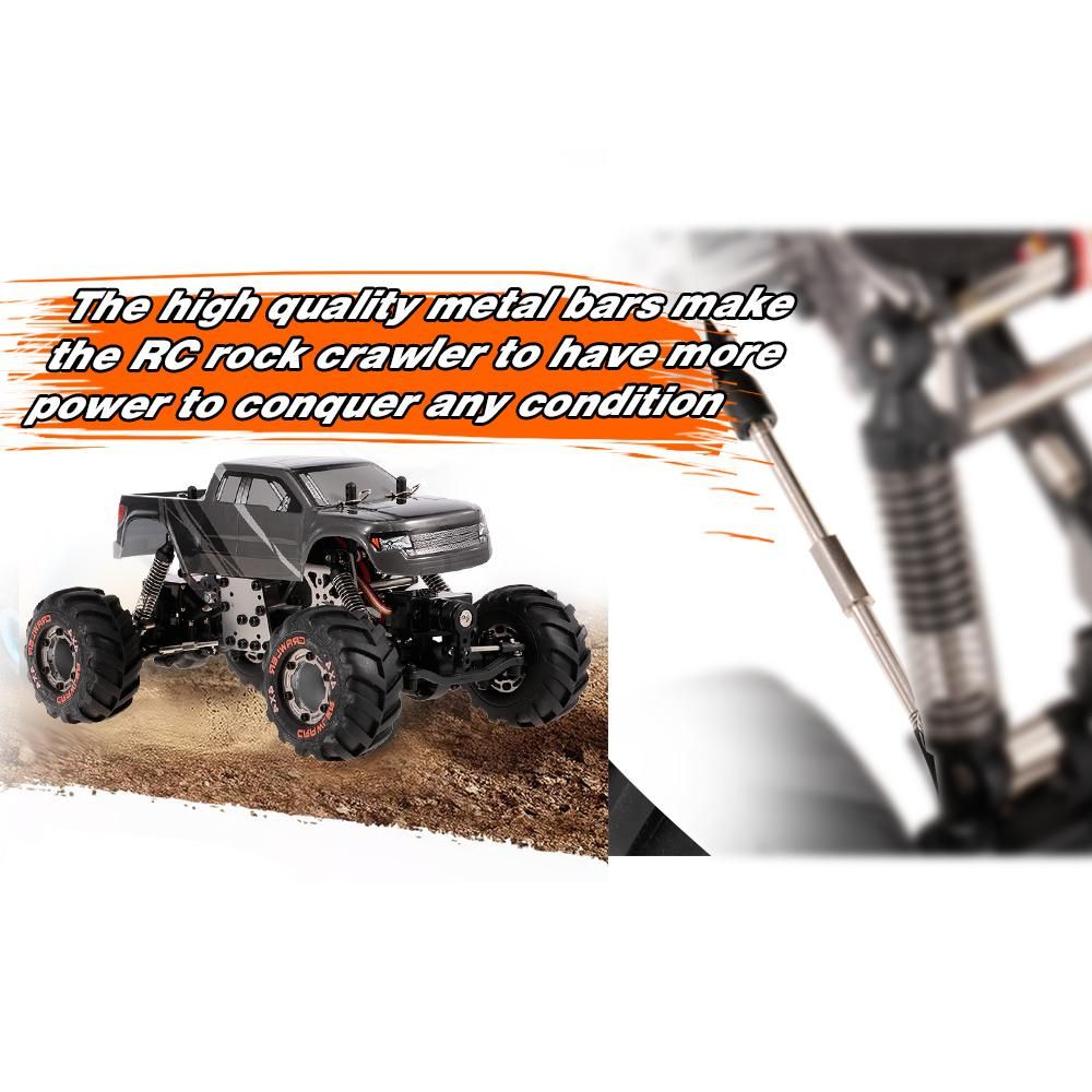 HBX 2098B 1/24 2.4GHz 4WD 4WS Devastator Rock Crawler RTR with Double Servo Off-road RC Car