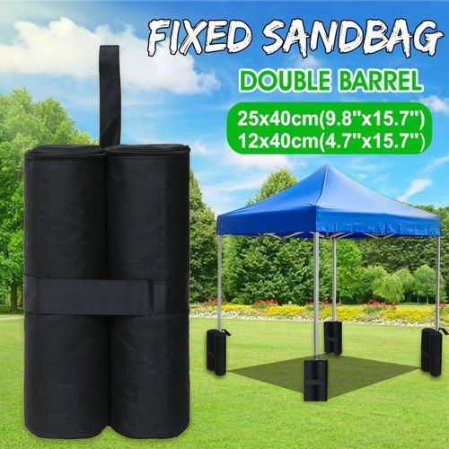 12x40cm/25x40cm Double Tube Black Oxford Cloth Round 12x40cm