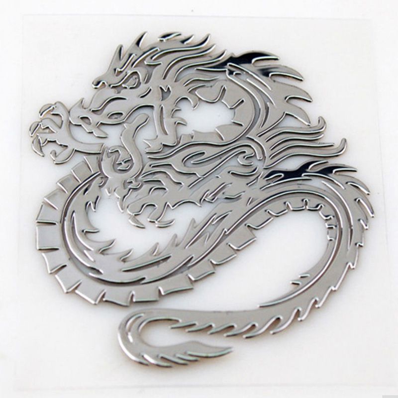 3D Dragon Sticker Car Trunk Nickel