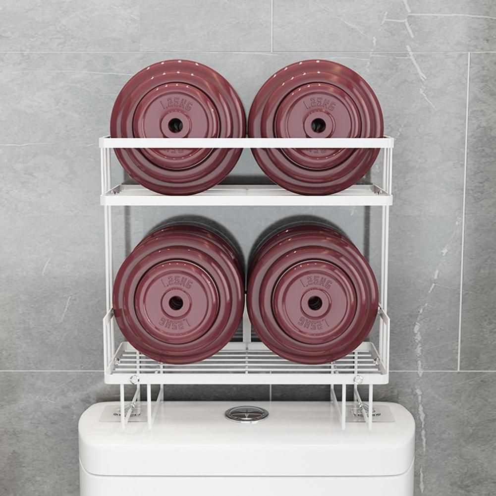 2 Tier Bathroom over the Toilet Storage Shelf, Bathroom