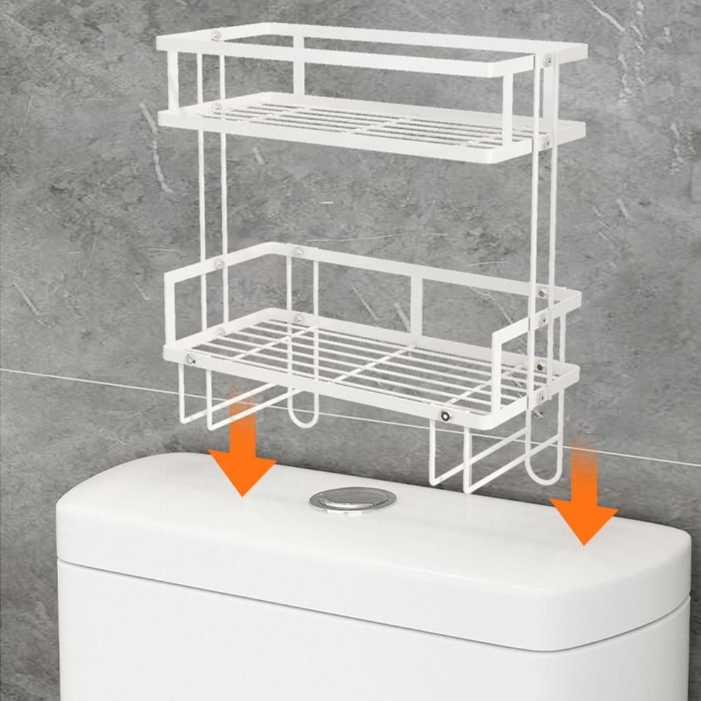 2 Tier Bathroom over the Toilet Storage Shelf, Bathroom