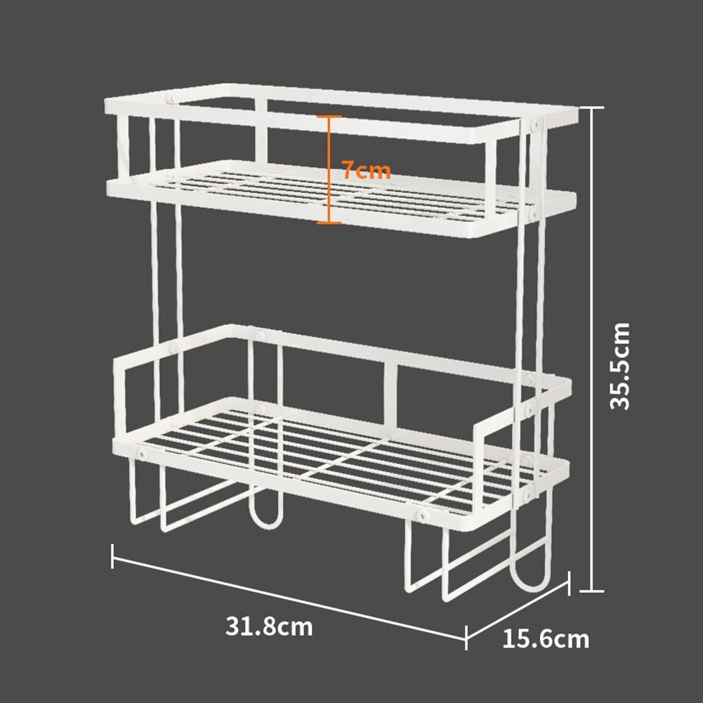 2 Tier Bathroom over the Toilet Storage Shelf, Bathroom