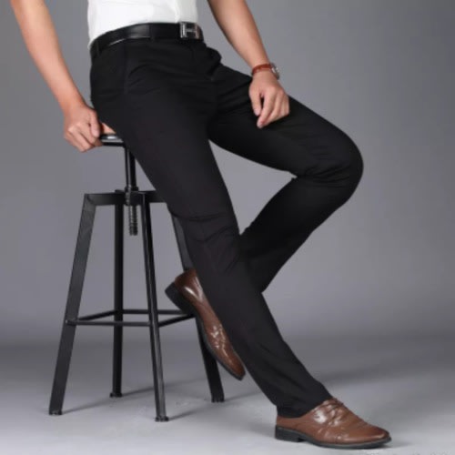 Pencil Chinos Pant - Black