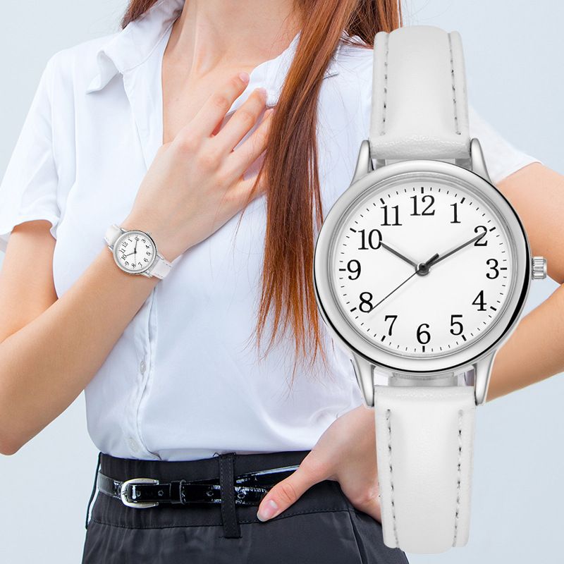 Elegant Women Leather Wrist Watch W06-WT