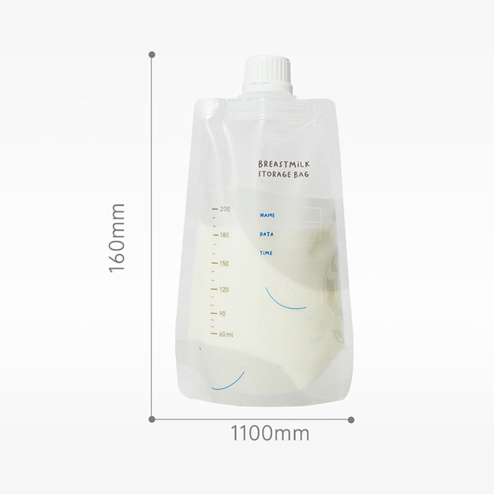 10PCS Breastmilk Storage Bags Leak-Proof Milk Storing