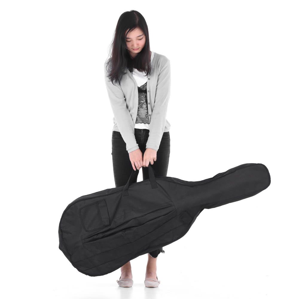 Portable 4/4   3/4 Cello Gig Carrying Bag Case Backpack