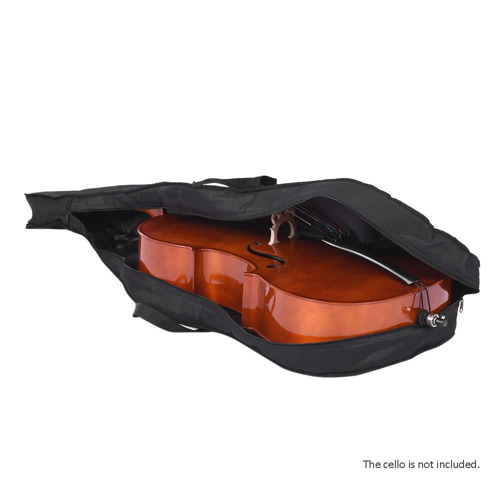 Portable 4/4   3/4 Cello Gig Carrying Bag Case Backpack