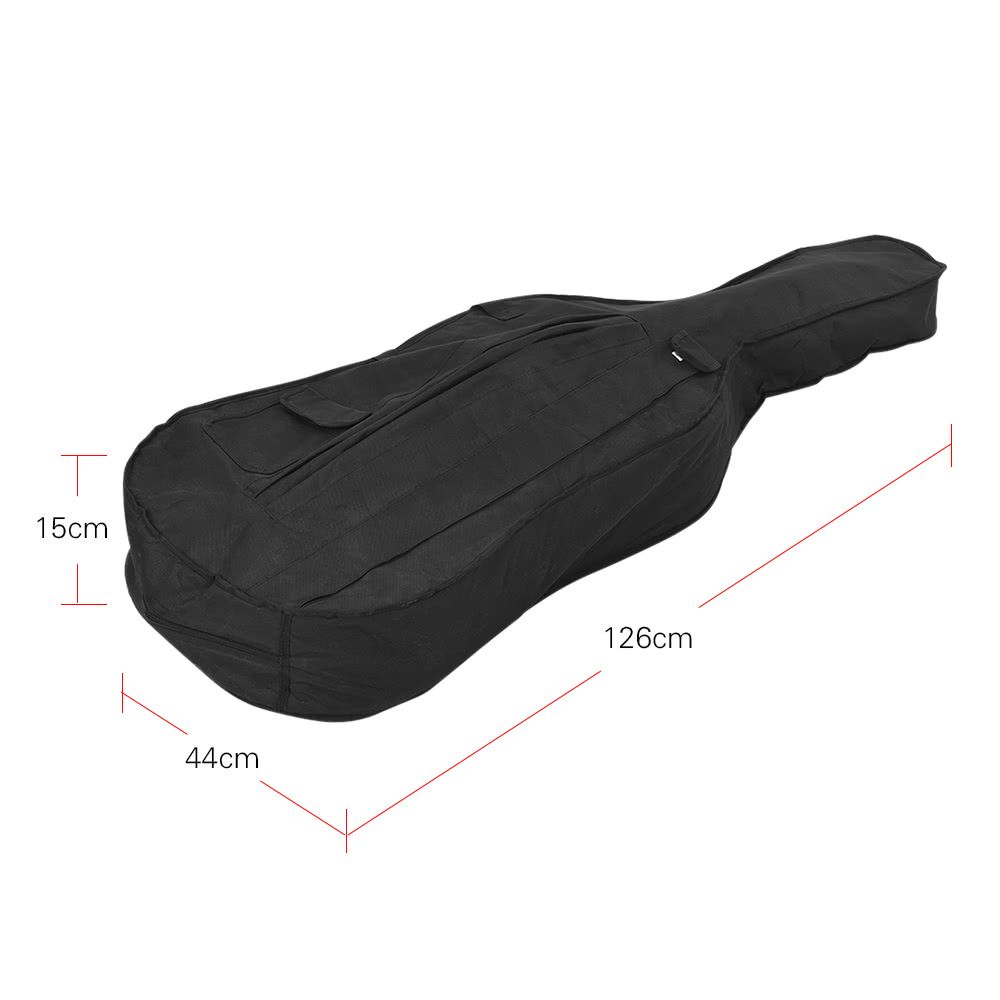 Portable 4/4   3/4 Cello Gig Carrying Bag Case Backpack