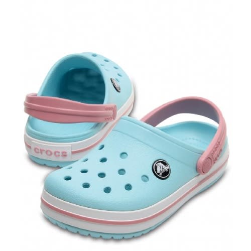 Toddler Crocband Clog Ice Blue/white