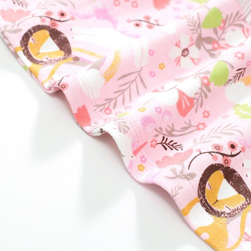 2023 Autumn New European and American Long Sleeve Girl Dress Home Cotton Children'