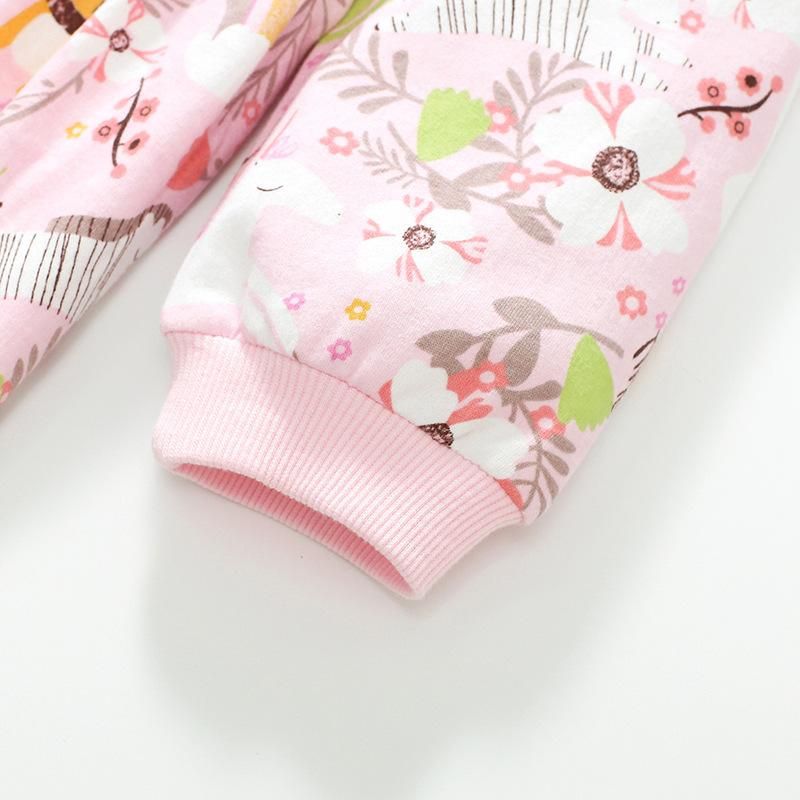 2023 Autumn New European and American Long Sleeve Girl Dress Home Cotton Children'