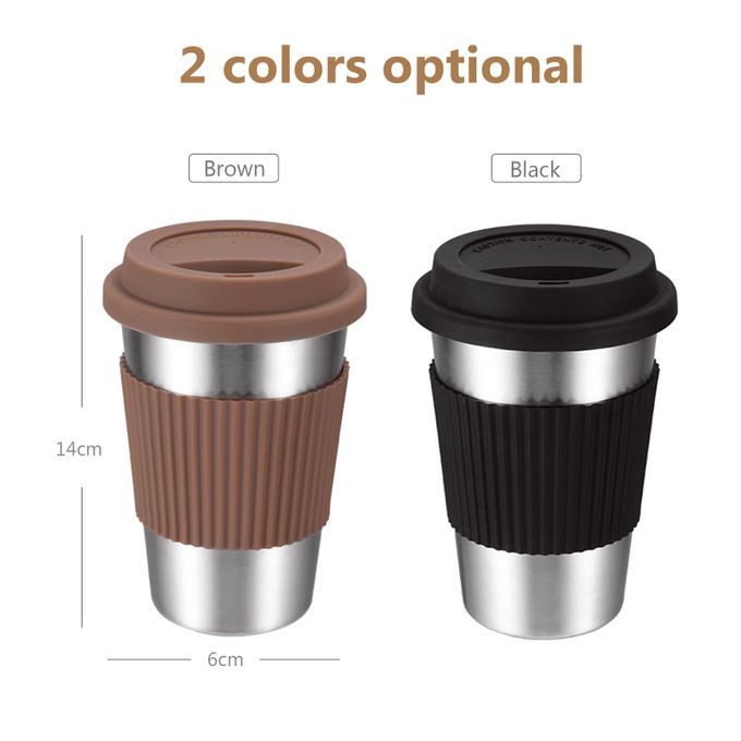 300ml Stainless Steel Vacuum Insulated Tumbler Cup With Lid