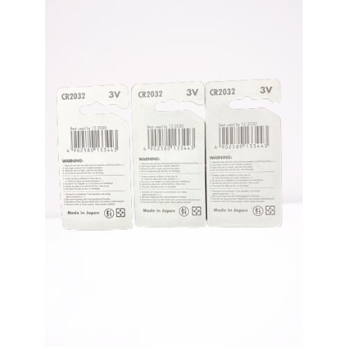 3 Pieces Maxwell Cr2032 Car Remote Battery Also Clock, Weight Scale And Other Device