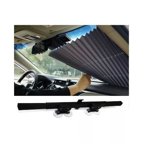 Retractable Windshield Sun Shade For Car Wireless Cellular Sun Visor