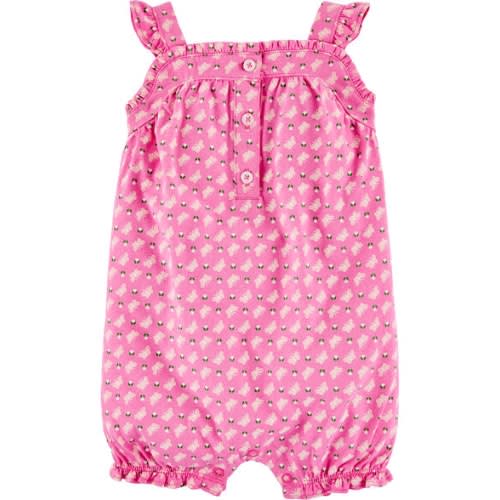 Butterfly Tank Jersey Romper - 6m