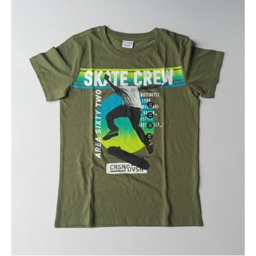 Boys Skate-crew Graphic T-shirt - Green