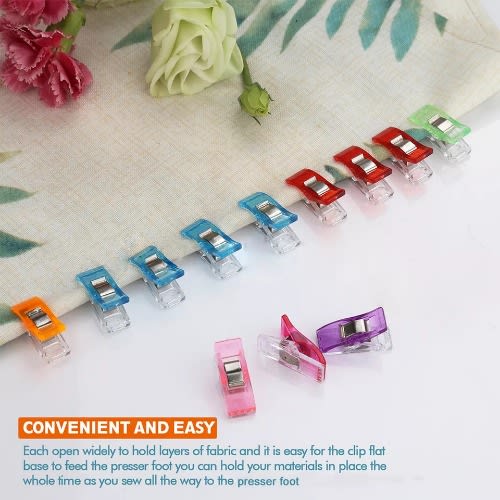 Dedi Stitches - Hemming And Sewing Plastic Clips - 50 Pieces