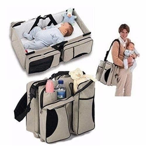 Multipurpose Baby Diaper Bag And Bed