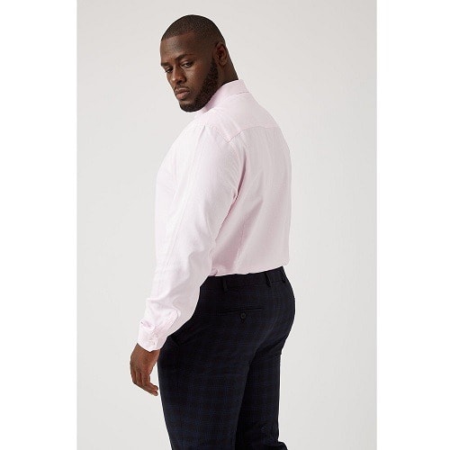 Plus And Tall Tailored Fit Puppytooth Shirt