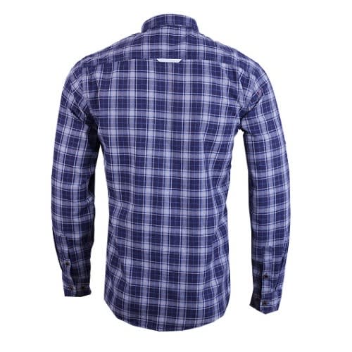 Fitted Check Shirt In Blue