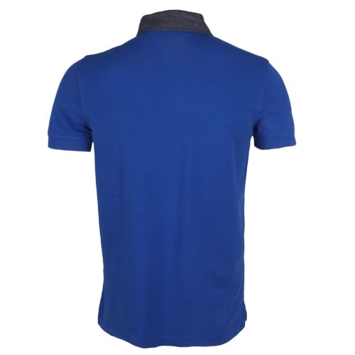 Men's Mesh Polo Top - Blue
