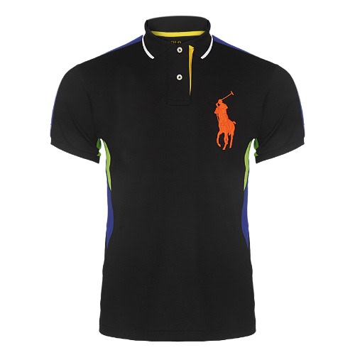 Men's Big-pony Performance Polo - Black