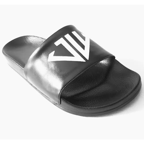 Jw Unisex Summer Slides /Slippers-black/white