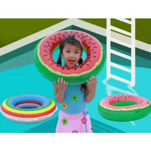 Inflatable Watermelon Ring Swimming Pool Float