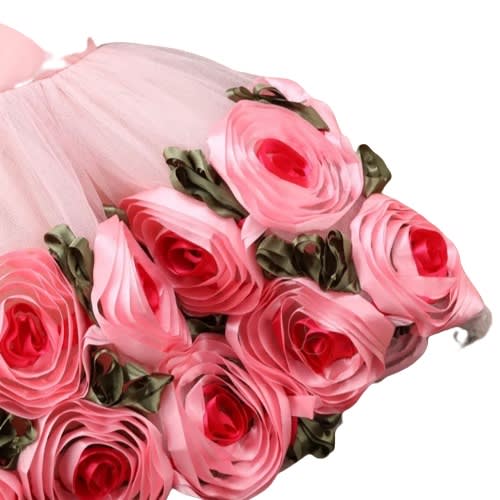 Rose Flower Girls Dress