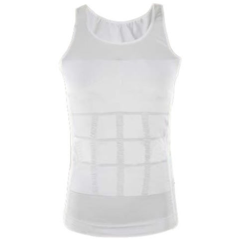 Slimming Body Shapewear Vest For Men - White