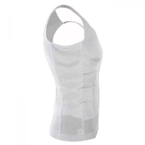 Slimming Body Shapewear Vest For Men - White