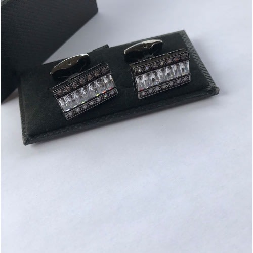 Men's Iced Luxury Cuff Links - Black