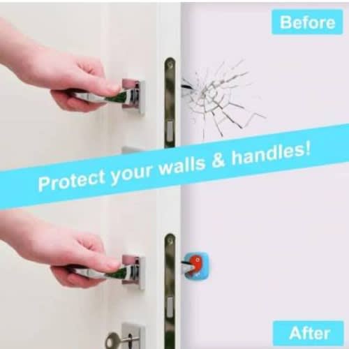 Silicone Door Handle Stopper Wall Guard - 6 Pieces