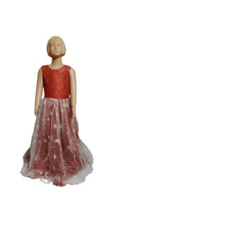 Big Girls Moon Design Gowns - Wine Red