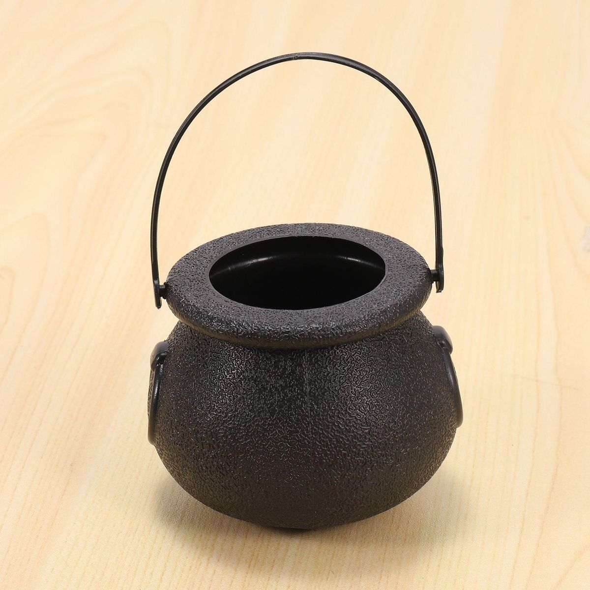 10Pcs Black Candy Holder Pot Halloween Candy Bucket for