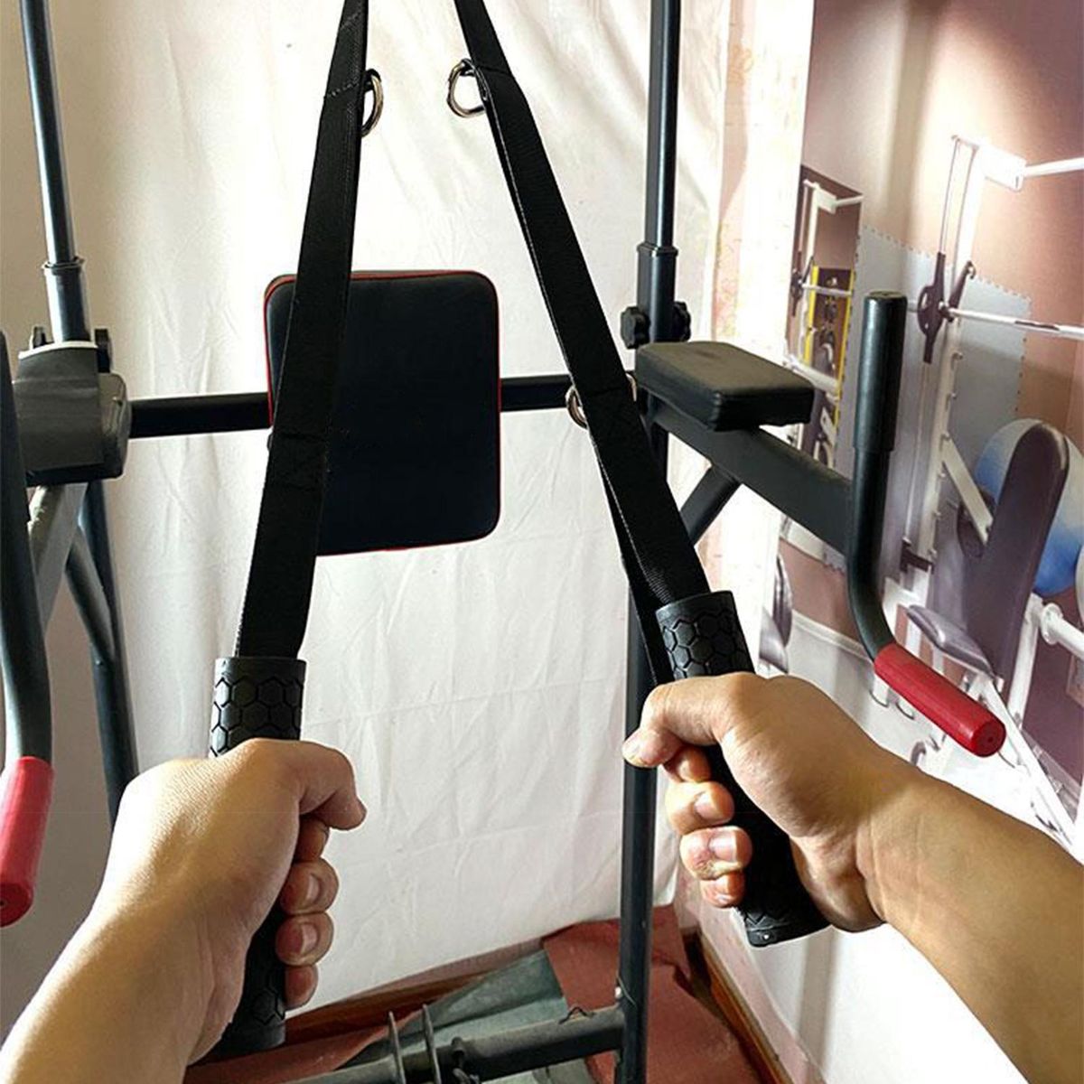 1 Pair Chest Developers Fitness Handles Resistance Chest Expander