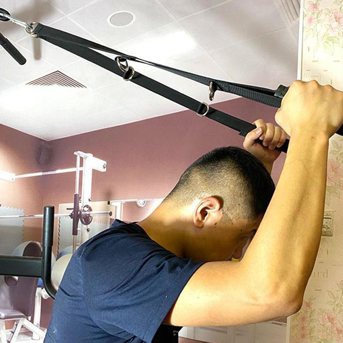 1 Pair Chest Developers Fitness Handles Resistance Chest Expander
