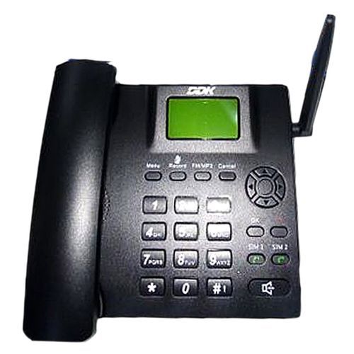 GSM Land Phone With FM Radio, Dual Sim And Backup Battery