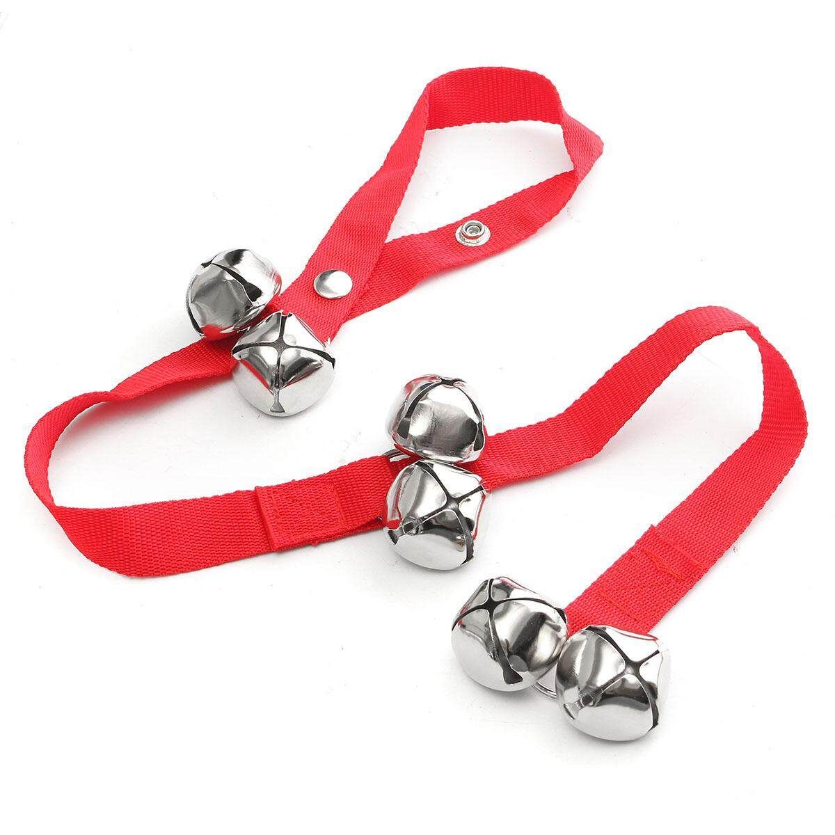 1 Pack Pet Dog Potty Training Doorbells Puppy Housetraining Bells Adjustable Red