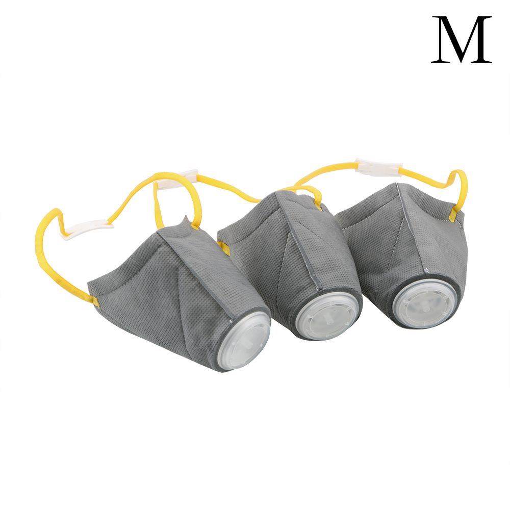 Dog Soft Face Cotton Mouth Mask Anti Dust Gas Pollution Muzzle Dogs Anti-fog Haze Masks Pet Y PM2.5 Filter-3pcs Middle