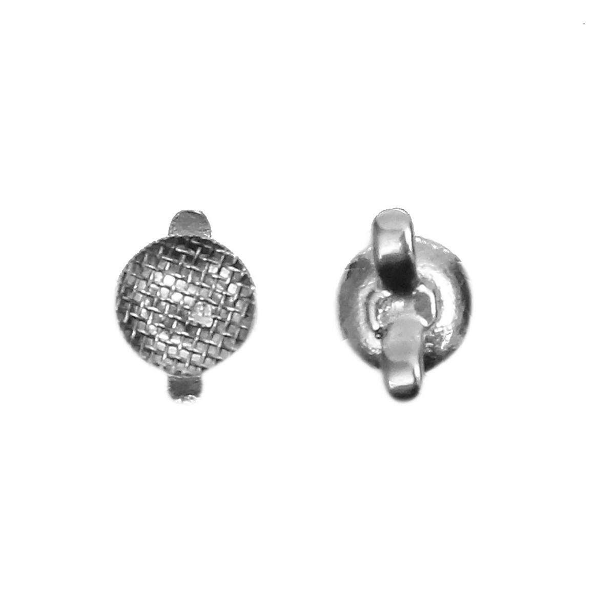 180Pcs Dental Orthodontic Lingual Buttons Bondable Cleat Double Wing Mesh Base