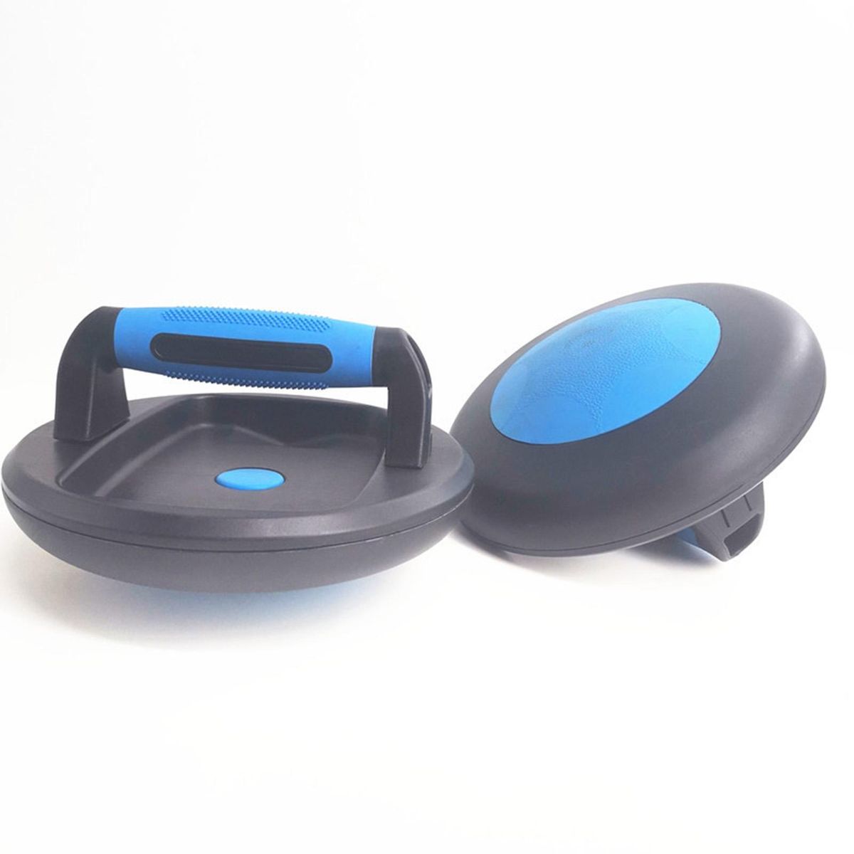 1 Pair Folding Push Up Racks Rotating Easy Storage Push Up Brackets Blue