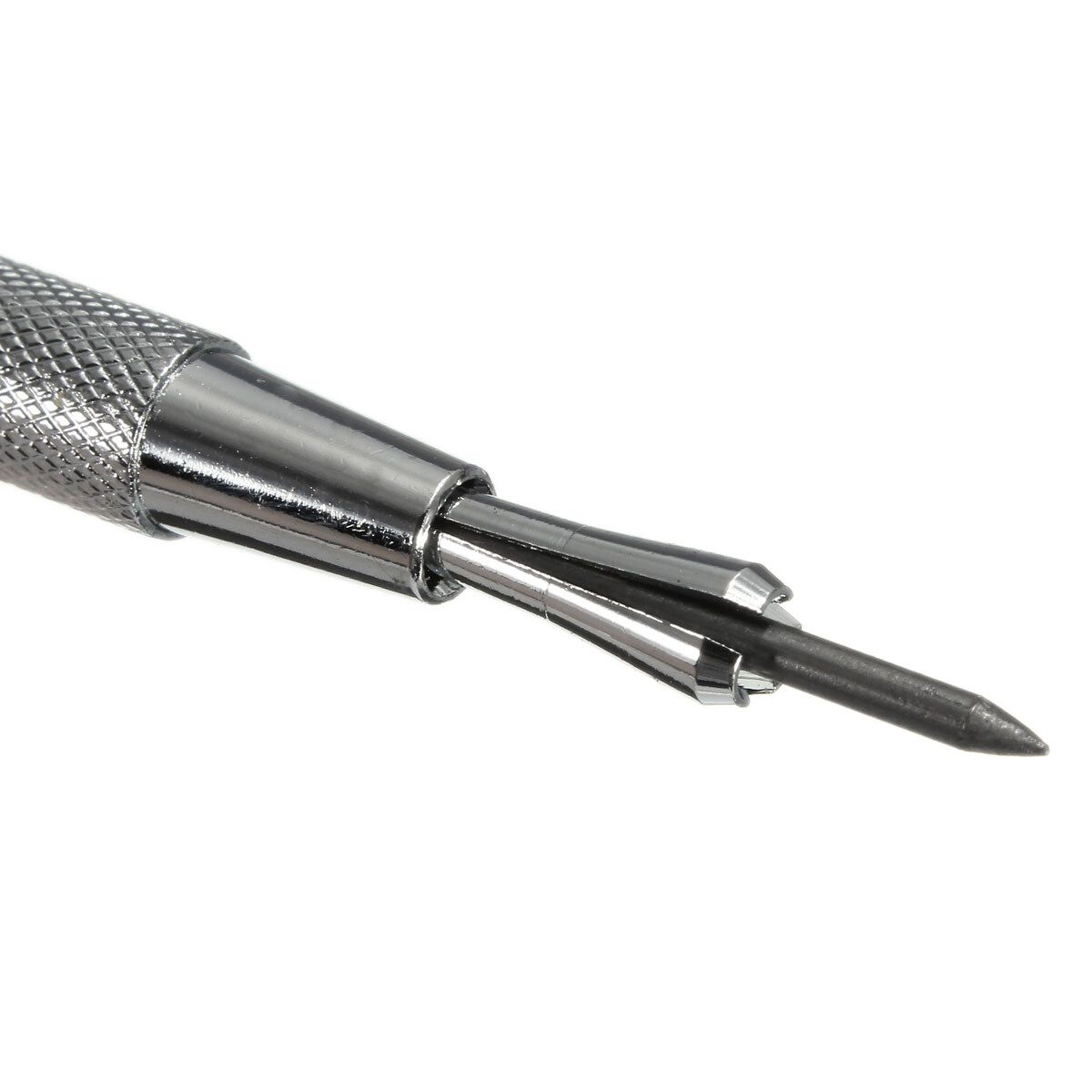 SET 2.0 Mm 2B Lead Holder Metal Mechanical Pencil +12pc Black Lead Drafting Tool