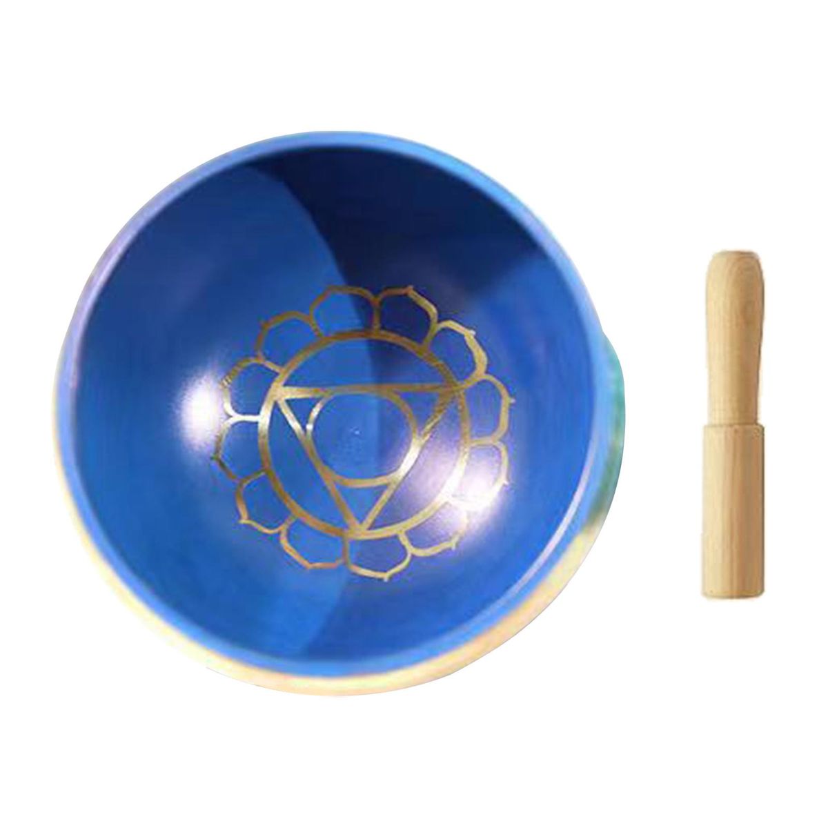Singing Bowl Nepal Tibetan Bowl Sound Bowl For Relaxation Blue