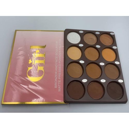Girl 12 In 1 Professional Powder Palette