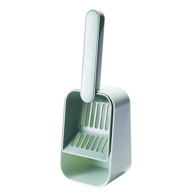Cat Litter Scoop Dustpan Pet Litter Shovel For Kitty Accessories Green