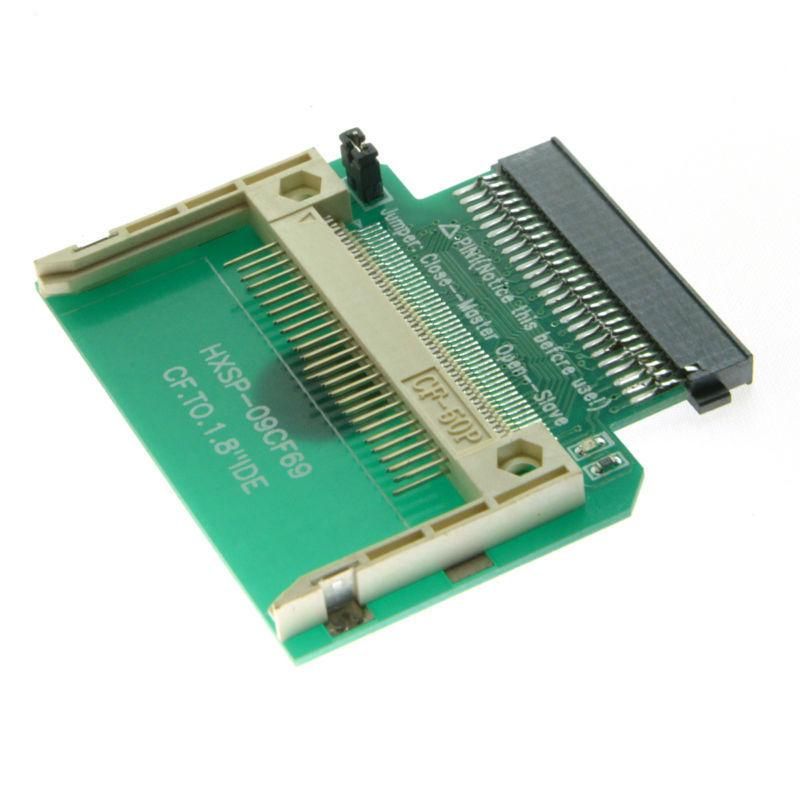 Cf Merory Card Flash To 50Pin 18" Ide Hard Drive Ssd Adapter