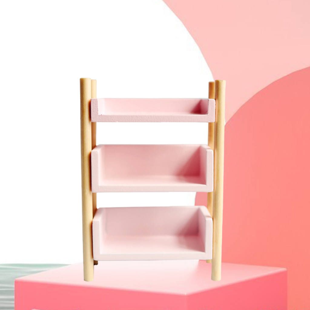 Miniature Furniture Model 1/8 1/12 Sale Dollhouse Rak Pink