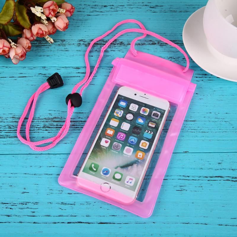 Strong 3 Layer Sealing Waterproof Smart Phone Pouch Bag For